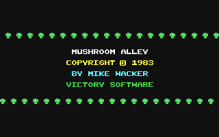 Mushroom Alley Title Screen